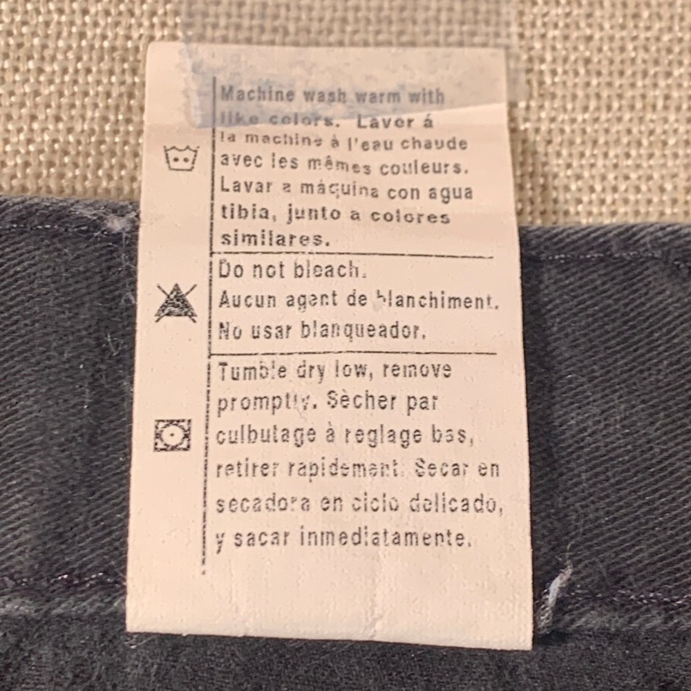 Carhartt B324 BLK Relaxed Fit Work Pants Men 36x29 Black Canvas Durable Workwear - Picture 8 of 12